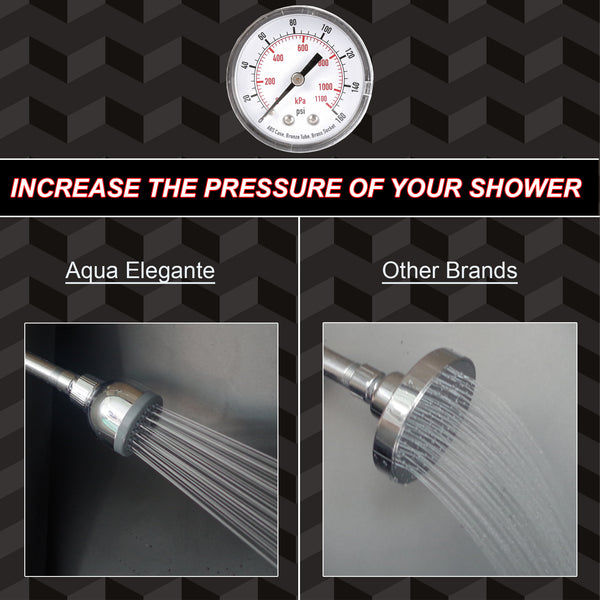 Pressure Boosting Shower Head