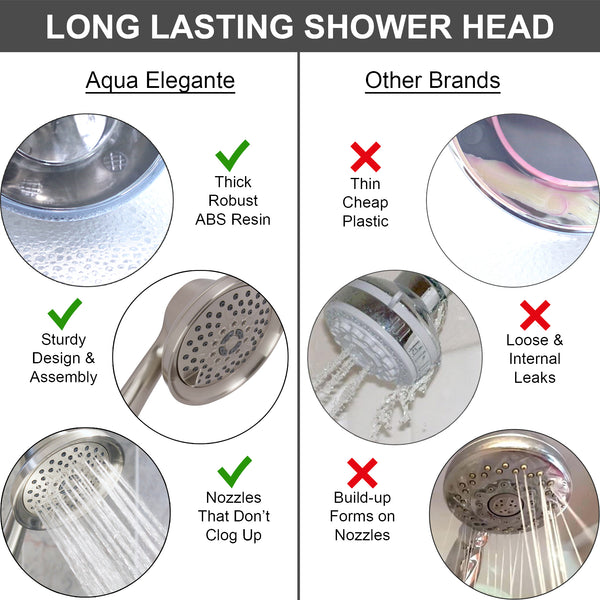 Massage & Mist Handheld Shower Head