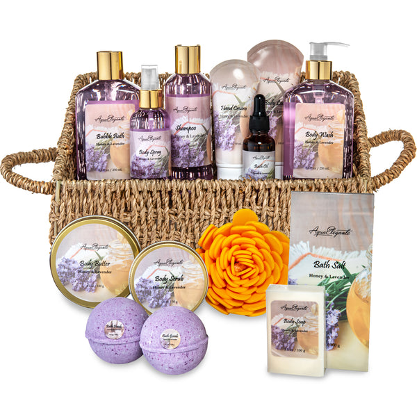 Lavender Spa Day Gift Basket