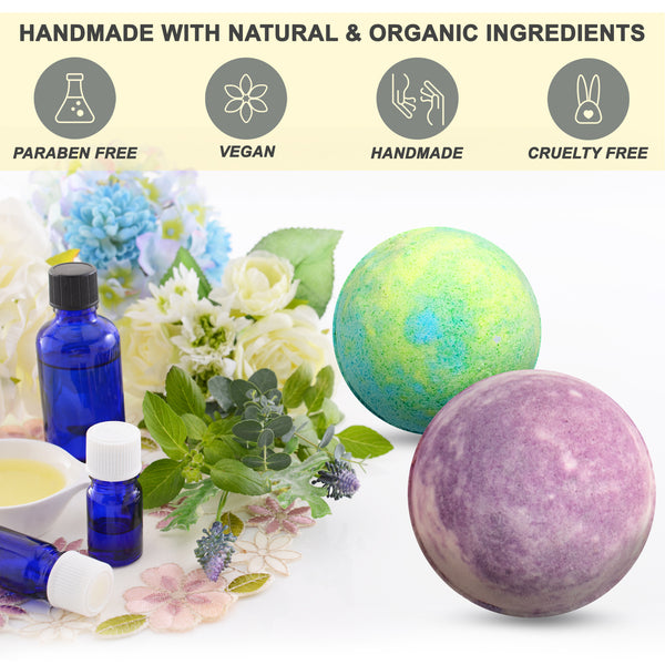 Flower Bath Bombs Gift Set