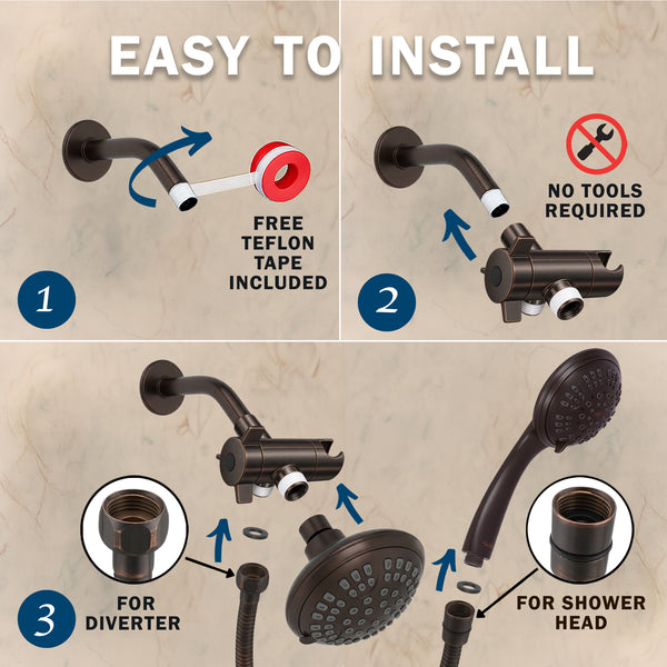 Shower Arm Diverters