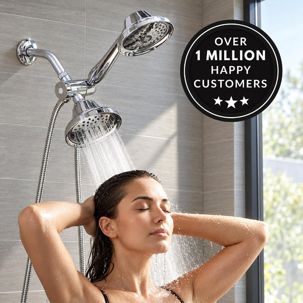 Massage & Mist Dual Shower Head Combo