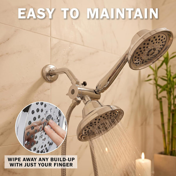 Massage & Mist Dual Shower Head Combo