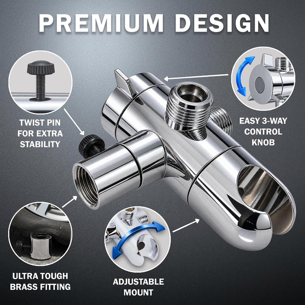 Massage & Mist Dual Shower Head Combo