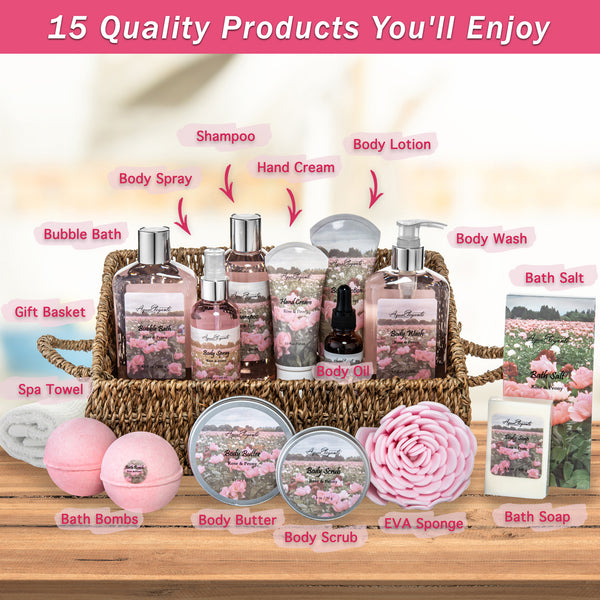 Spa Gift Baskets for Women (Set 6)