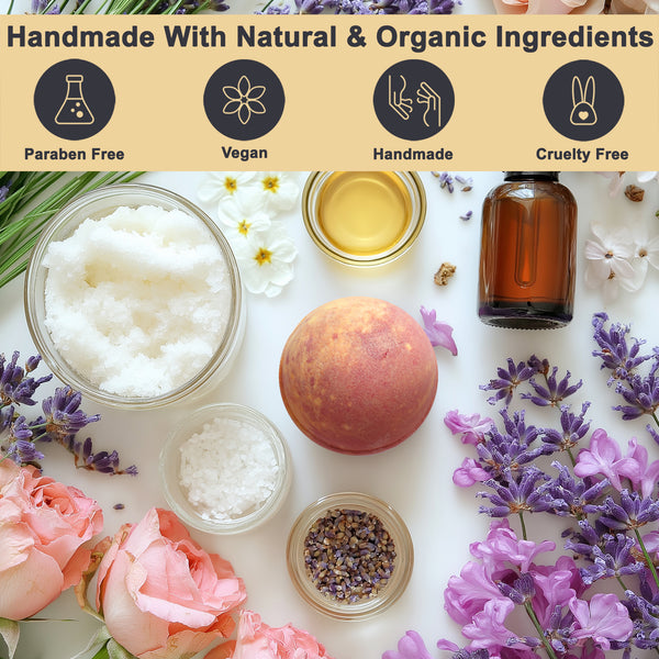 Flower Bath Bombs Gift Set