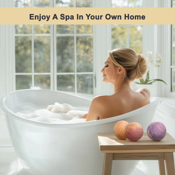 Flower Bath Bombs Gift Set