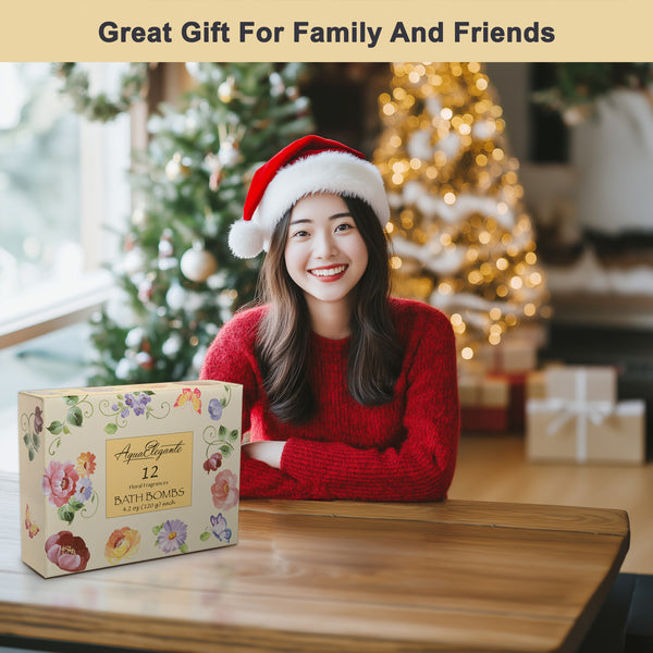 Flower Bath Bombs Gift Set