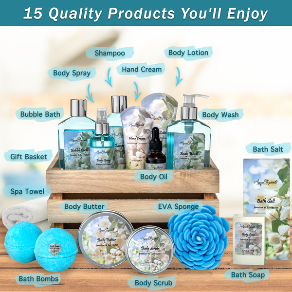 Spa Gift Baskets for Women (Set 5)