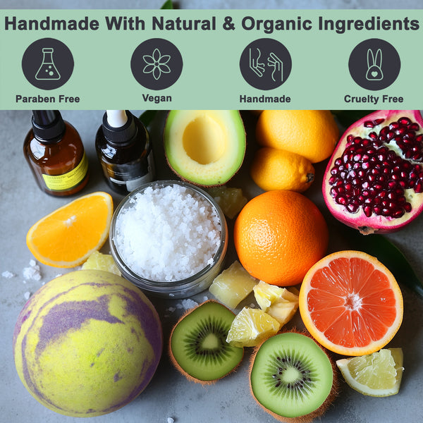 Tropical Fruit Scented Bath Bombs