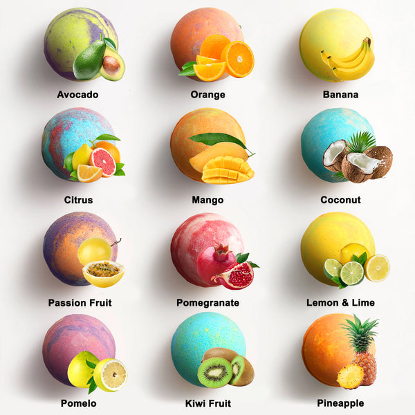 Tropical Fruit Scented Bath Bombs