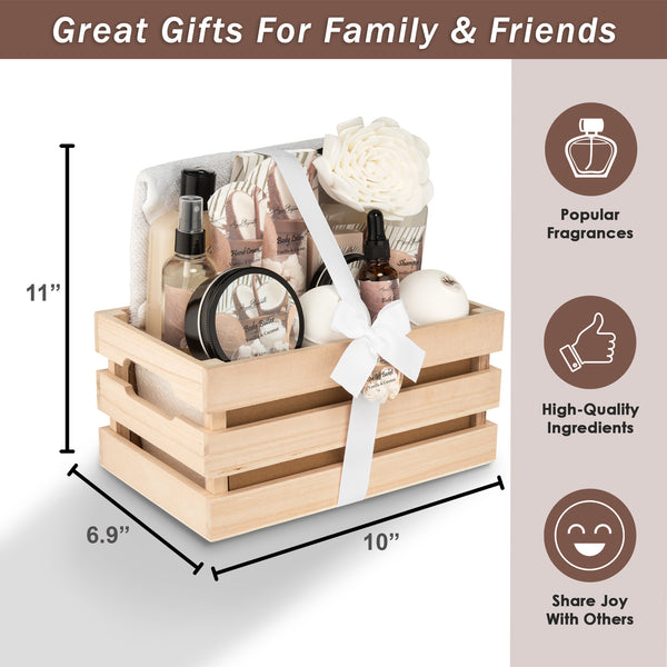 Spa Gift Baskets for Women (Set 5)