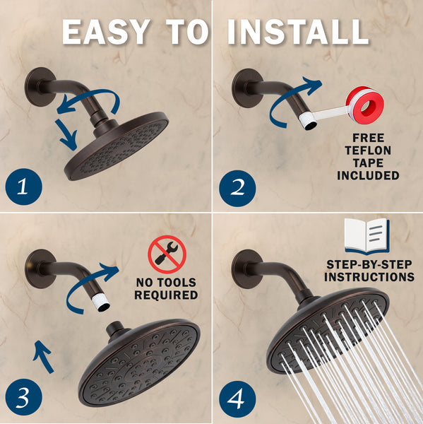 Rainfall Shower Head