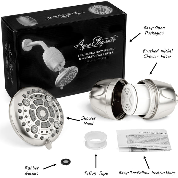 High Pressure Shower Head & Filter