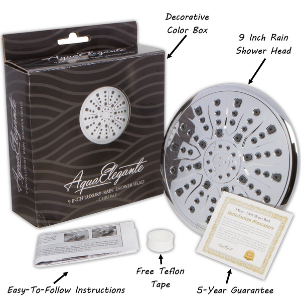 9 Inch Luxury Rain Shower Head