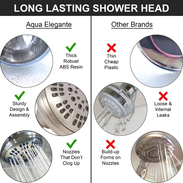 6 Function Luxury Shower Head