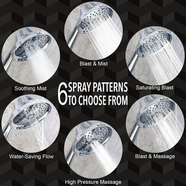 Massage & Mist Handheld Shower Head