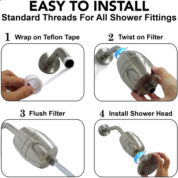 High Output Shower Filter