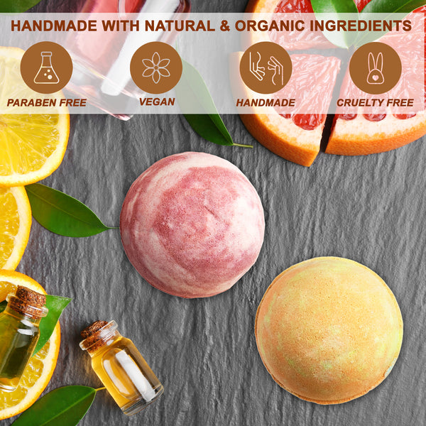 Tropical Fruit Scented Bath Bombs