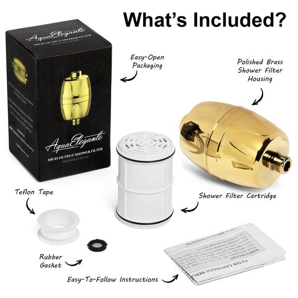 High Output Shower Filter